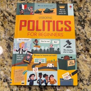 Usborne Politics for Beginners Book - Multicolor